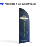 Magnetic Slope Fabric Banner Stand (Convexed)