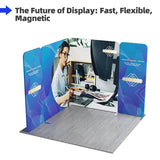 MagLock Fabric Banner Exhibition Stand