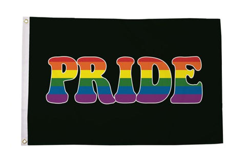 Pride Text Flag