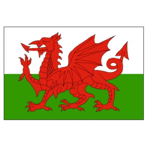 Wales (Welsh Dragon) National Flag Sewn