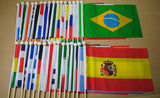 Bosnia and Herzegovina Fabric National Hand Waving Flag  - United Flags And Flagstaffs