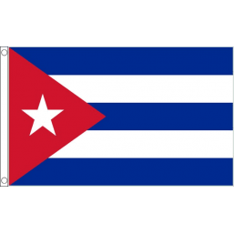 Cuba National Flag - Budget 5 x 3 feet Flags - United Flags And Flagstaffs
