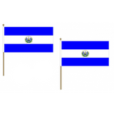 El Salvador Fabric National Hand Waving Flag  - United Flags And Flagstaffs
