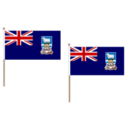 Falkland Islands Fabric National Hand Waving Flag Flags - United Flags And Flagstaffs