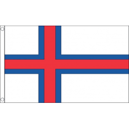 Faroe Islands National Flag - Budget 5 x 3 feet Flags - United Flags And Flagstaffs