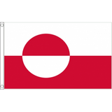 Greenland National Flag - Budget 5 x 3 feet Flags - United Flags And Flagstaffs