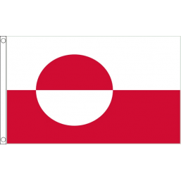 Greenland National Flag - Budget 5 x 3 feet Flags - United Flags And Flagstaffs