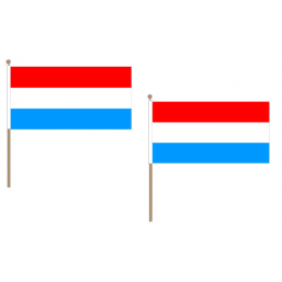 Luxembourg Fabric National Hand Waving Flag Flags - United Flags And Flagstaffs