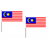 Malaysia Fabric National Hand Waving Flag Flags - United Flags And Flagstaffs