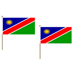 Namibia Fabric National Hand Waving Flag Flags - United Flags And Flagstaffs