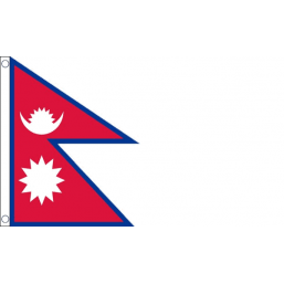 Nepal National Flag - Budget 5 x 3 feet Flags - United Flags And Flagstaffs