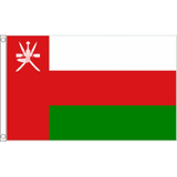 Oman National Flag - Budget 5 x 3 feet Flags - United Flags And Flagstaffs