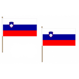 Slovenia Fabric National Hand Waving Flag Flags - United Flags And Flagstaffs