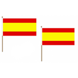 Spain (Civil) Fabric National Hand Waving Flag Flags - United Flags And Flagstaffs