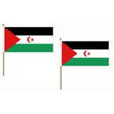 Western Sahara Fabric National Hand Waving Flag Flags - United Flags And Flagstaffs