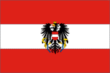 Austria (State) National Flag Printed Flags - United Flags And Flagstaffs