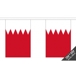 Bahrain Flag - Fabric Bunting Flags - United Flags And Flagstaffs