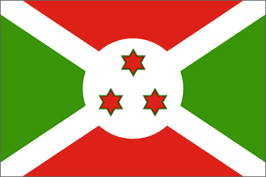 Burundi National Flag Printed Flags - United Flags And Flagstaffs