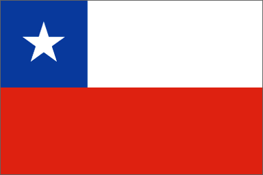 Chile National Flag Printed Flags - United Flags And Flagstaffs