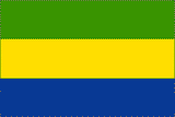 Gabon National Flag Sewn Flags - United Flags And Flagstaffs