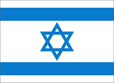 Israel National Flag Printed Flags - United Flags And Flagstaffs