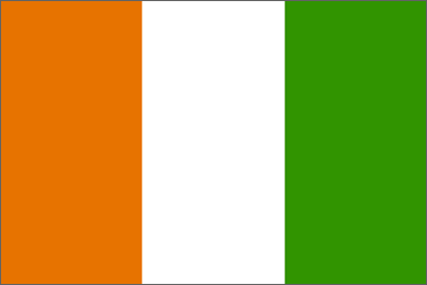 Ivory Coast National Flag Printed Flags - United Flags And Flagstaffs
