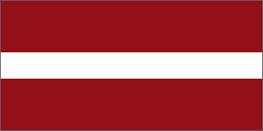 Latvia National Flag Printed Flags - United Flags And Flagstaffs