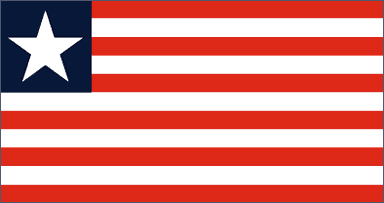 Liberia National Flag Printed Flags - United Flags And Flagstaffs
