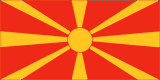 Macedonia National Flag Sewn Flags - United Flags And Flagstaffs