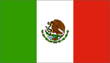 Mexico National Flag Printed Flags - United Flags And Flagstaffs