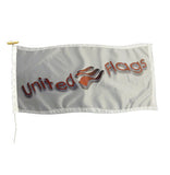 Gibraltar National Flag Printed Flags - United Flags And Flagstaffs