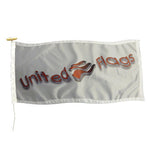 Qatar National Flag Printed Flags - United Flags And Flagstaffs