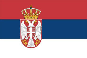 Serbia (State) National Flag Sewn Flags - United Flags And Flagstaffs