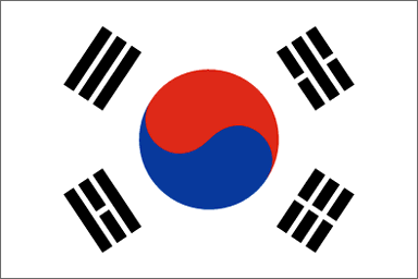 Korea (South)(Peoples Republic of) National Flag Printed Flags - United Flags And Flagstaffs