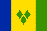 St Vincent and Grenadines National Flag Printed Flags - United Flags And Flagstaffs