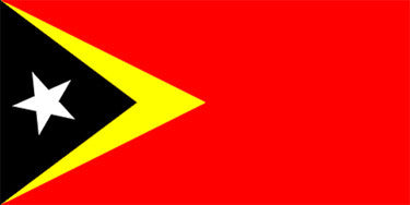 East Timor National Flag Sewn Flags - United Flags And Flagstaffs